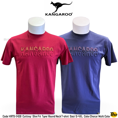 Code KRTS-1406 Cutting  Slim Fit Type Round Neck T-shirt Saiz S-4XL Color Choice Multi Color - 7-1704280093587