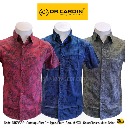 Code KRTS-1406 Cutting  Slim Fit Type Round Neck T-shirt Saiz S-4XL Color Choice Multi Color - 1-1704350434214