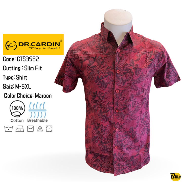Code KRTS-1406 Cutting  Slim Fit Type Round Neck T-shirt Saiz S-4XL Color Choice Multi Color - 2-1704350434222