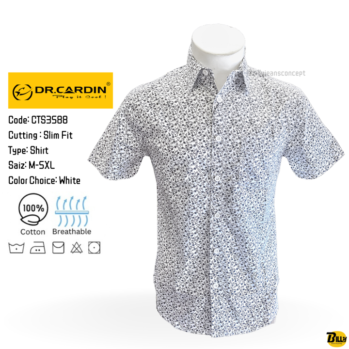 Code KRTS-1406 Cutting  Slim Fit Type Round Neck T-shirt Saiz S-4XL Color Choice Multi Color - 13-1704351337956