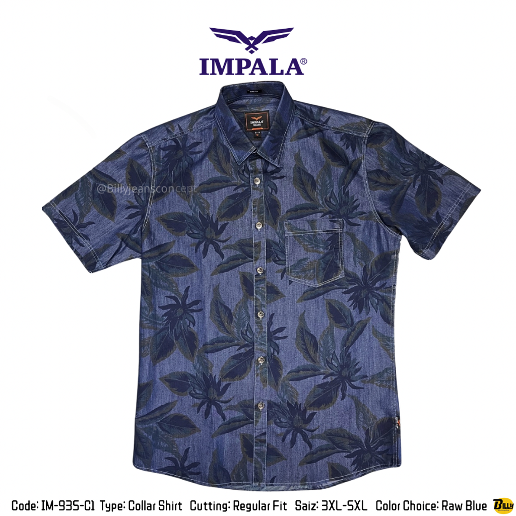 Code IM-935-C4 Type Collar Shirt Cutting Slim Fit Saiz S-XXL Color Choice Bleach Blue - 26-1713255887440
