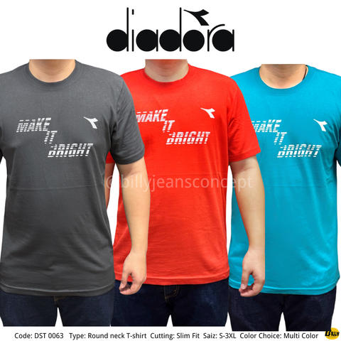 Code DST 0112 Type Round neck T-shirt Cutting Slim Fit Saiz s-3XL Color Choice Multi Color - 1-1718440864031