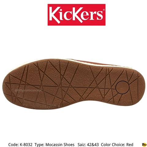 KICKERS Brand Men s Comfort Casual Genuine Leather Lace Up Mocassin Shoes K 8032 BILLY JEANS CONCEPT SHOP