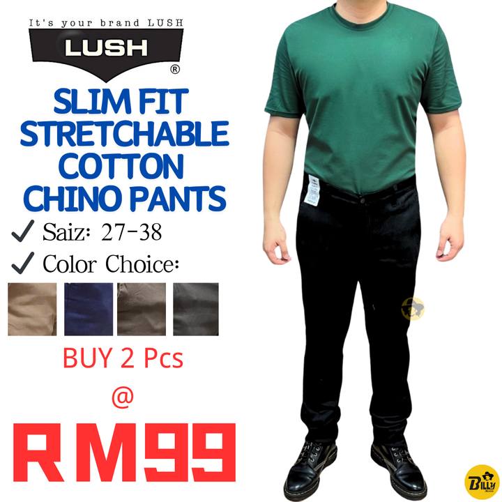 Slim fit stretchable Cotton Pants.zip - 1-1720765434218