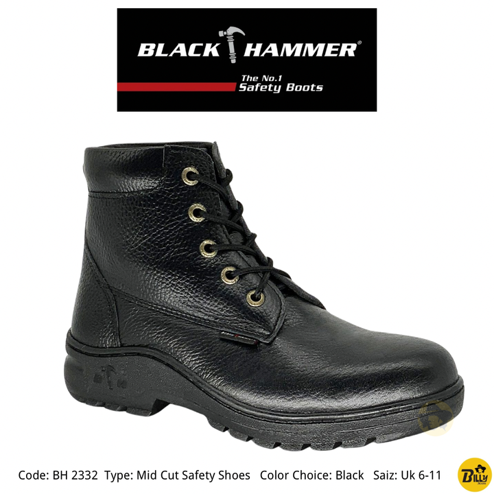 Code BH 0991 Type Low Cut Safety Shoes Color Choice Black Saiz - 2-1722763455523