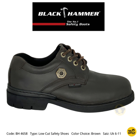 Code BH 0991 Type Low Cut Safety Shoes Color Choice Black Saiz - 2-1722914757993