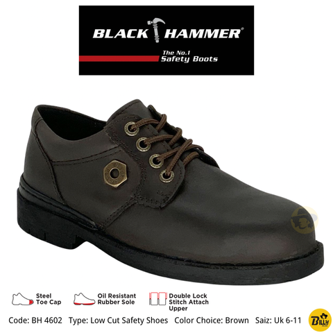 Code BH 0991 Type Low Cut Safety Shoes Color Choice Black Saiz - 1-1722920008150