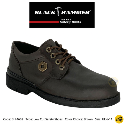 Code BH 0991 Type Low Cut Safety Shoes Color Choice Black Saiz - 2-1722920008167