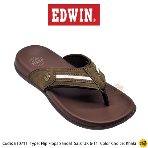 CODE E10711 Type Flip Flops Sandal Saiz UK 6-11 Color Choice Khaki - 1-1728537387415