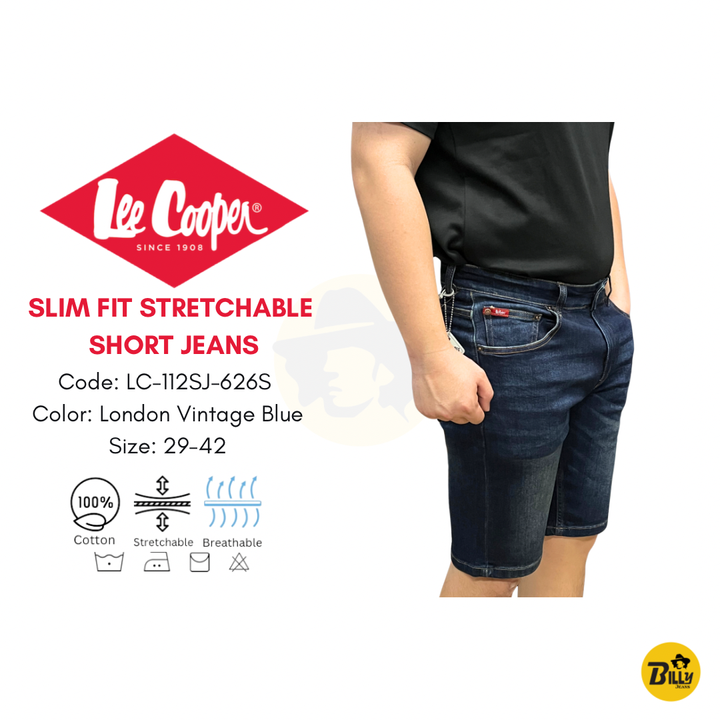 SLIM FIT STRETCHABLE SHORT JEANS - 13-1737449949061