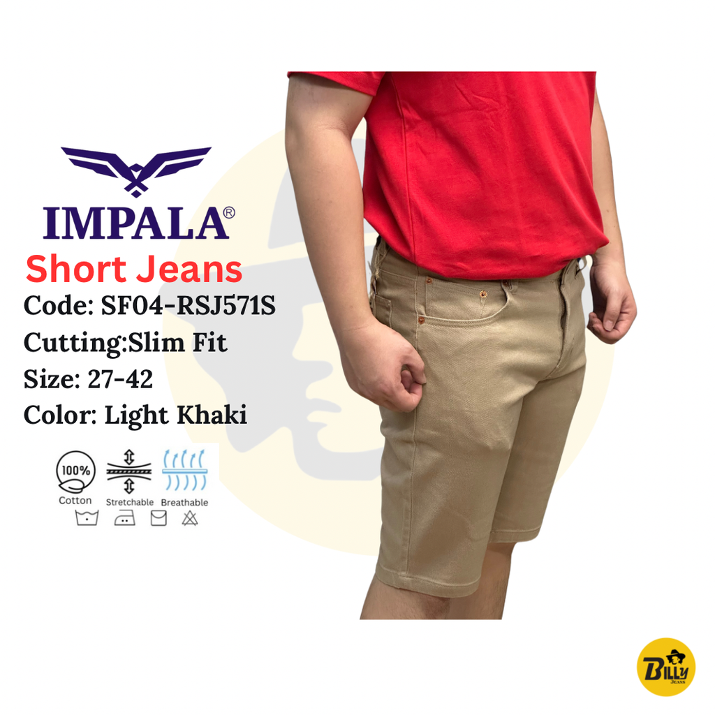 SLIM FIT STRETCHABLE SHORT JEANS - 5-1740553452151
