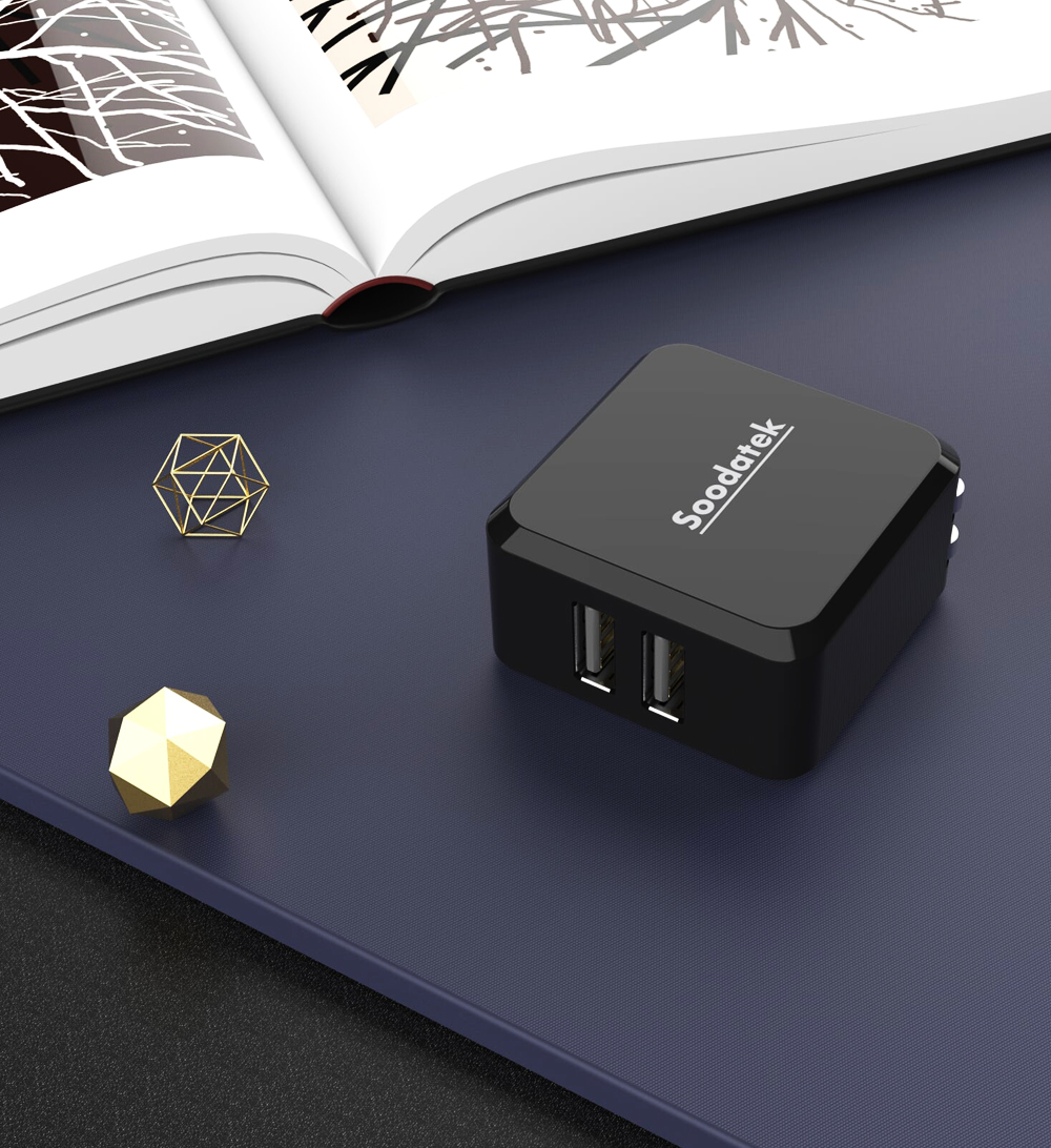 Soodatek |  - 雙孔USB 5V/3.1A充電器