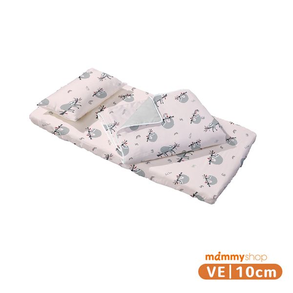 享居商品主圖：VE嬰兒護脊床墊 (10cm) | 床包超值組 抱抱樹懶 德國綿體|天絲™點點被毯|天絲™兩用被 |天絲™枕頭枕套組