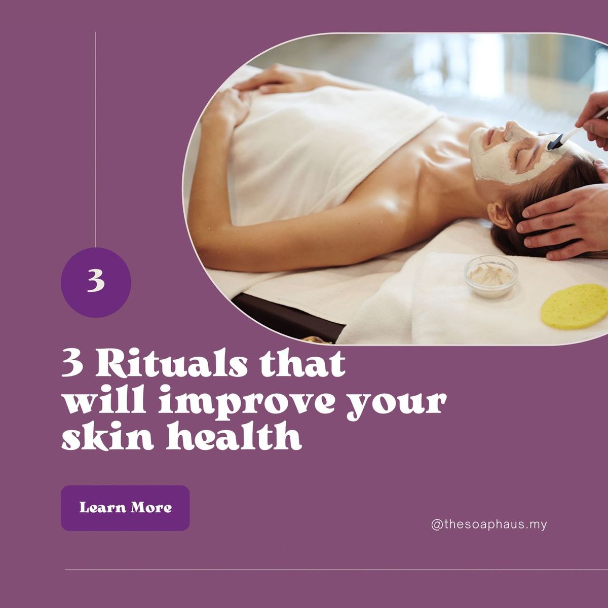 Here are 3 important rituals for your skinhealth!