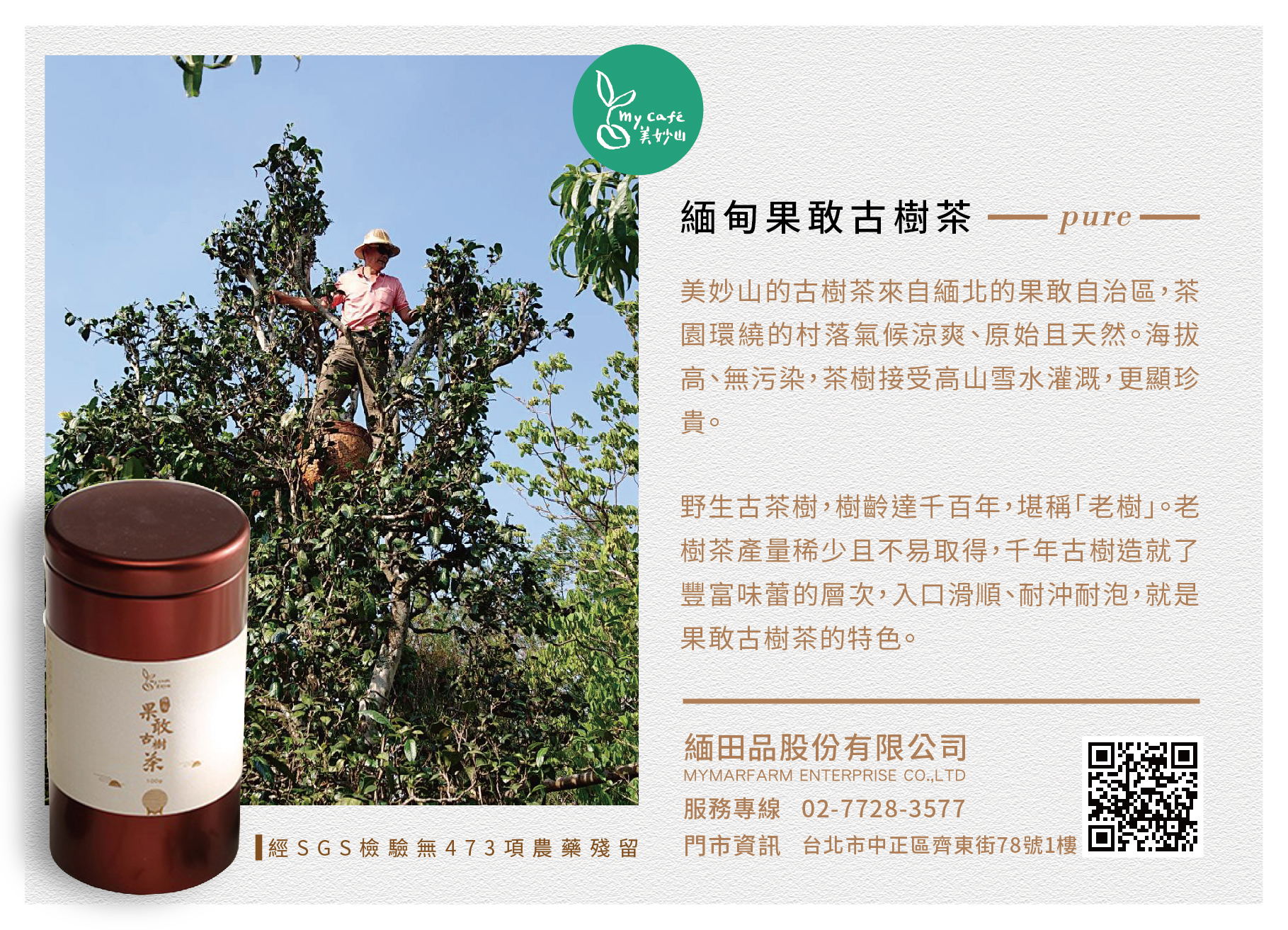 果敢茶酷卡2022-1-1