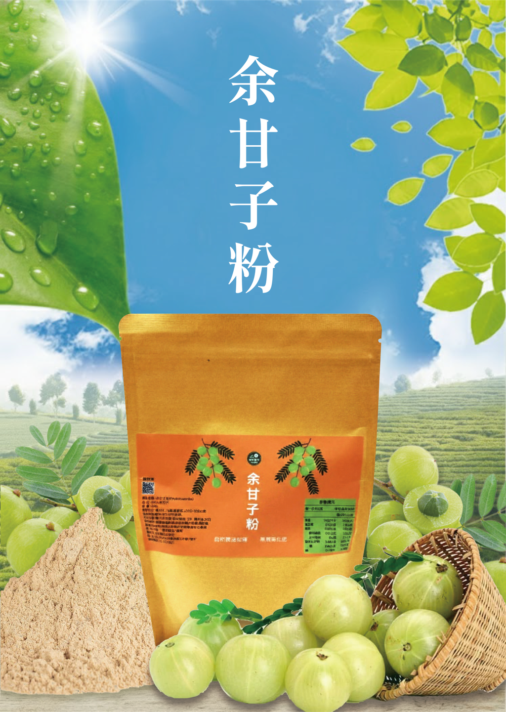 自然農法余甘子粉