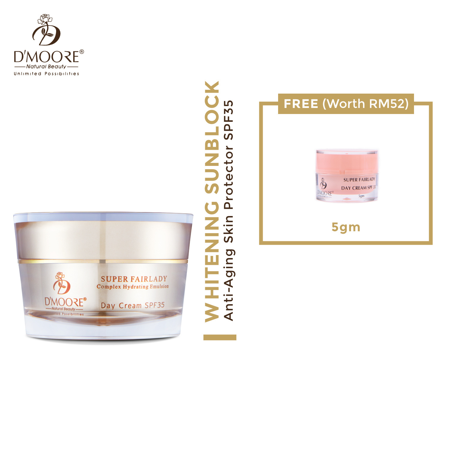 Super Fairlady Day Cream SPF35☆ 30gm – D'MOORE Official