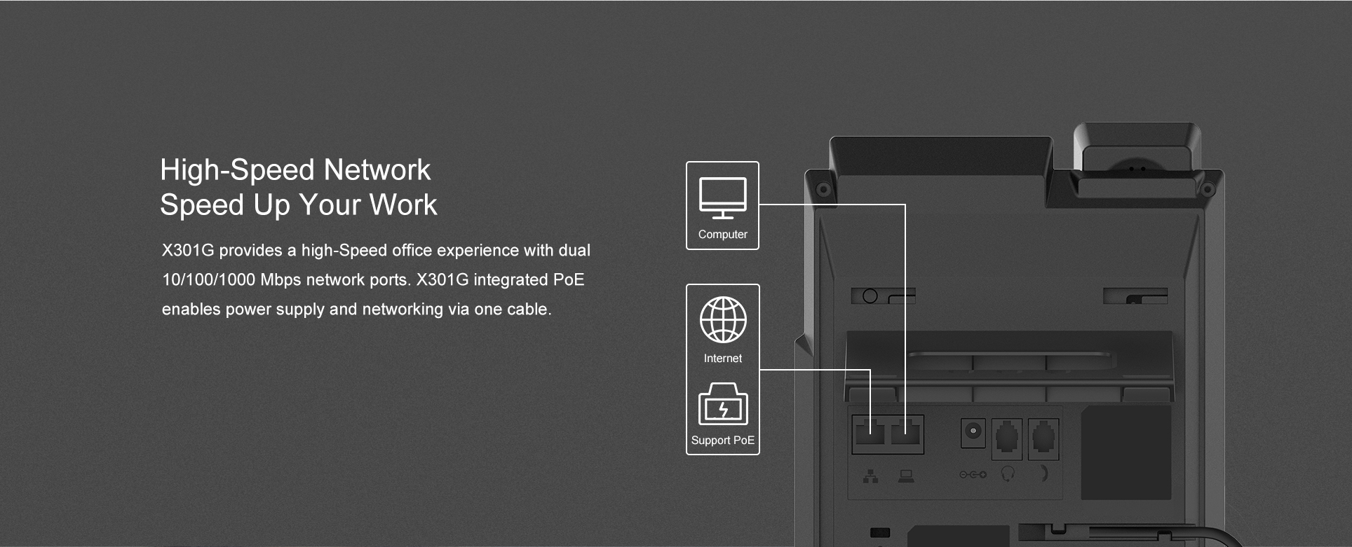 Fanvil X301G-ip電話-雲端總機電話機-sip話機-gigabit ip phone-網路電話機-ip phone-VOICity 豐音城