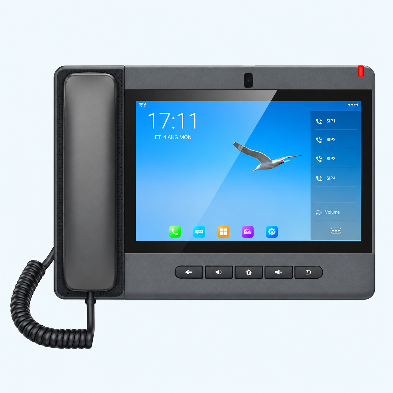 無鵝頸麥克風的正面 Fanvil A320i 管理機 Console Phone