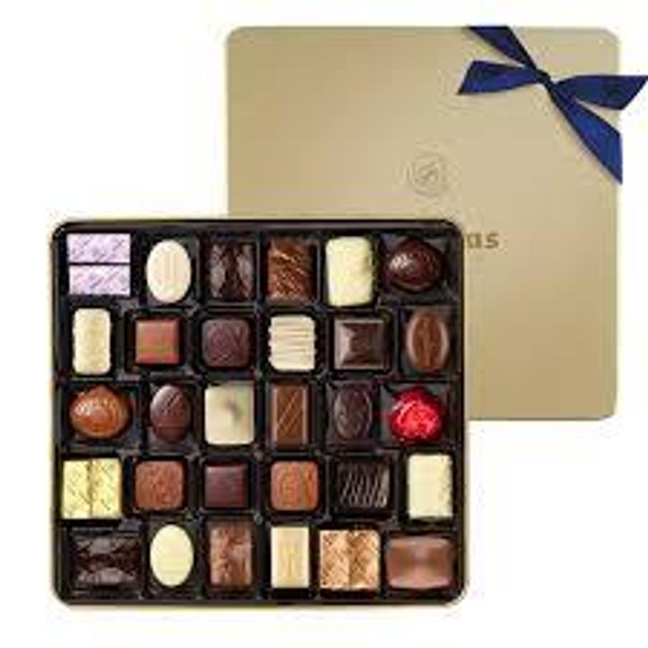 30 pcs gold metal gift box open new