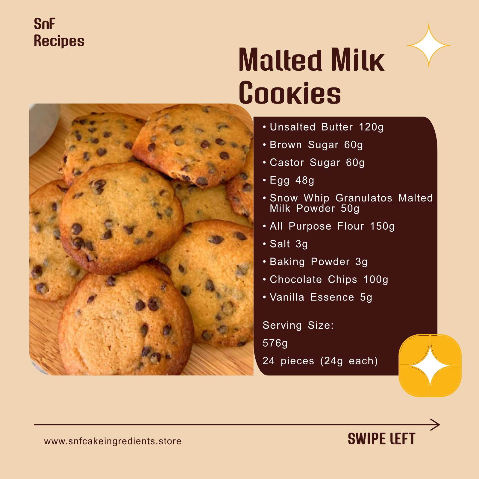 Malted Milk Cookies