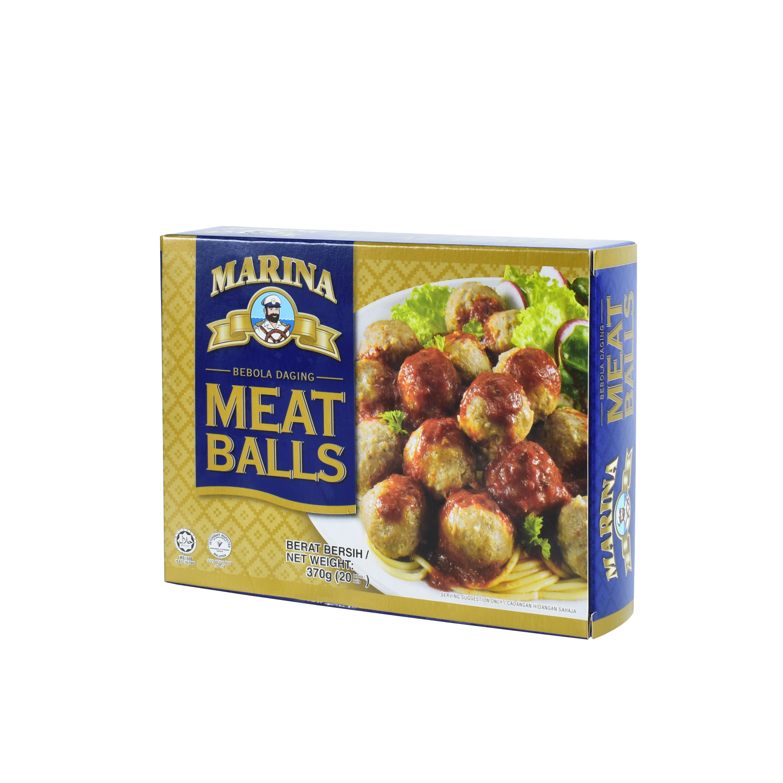 Marina Meat Balls (bebola daging) 370g 20balls.png