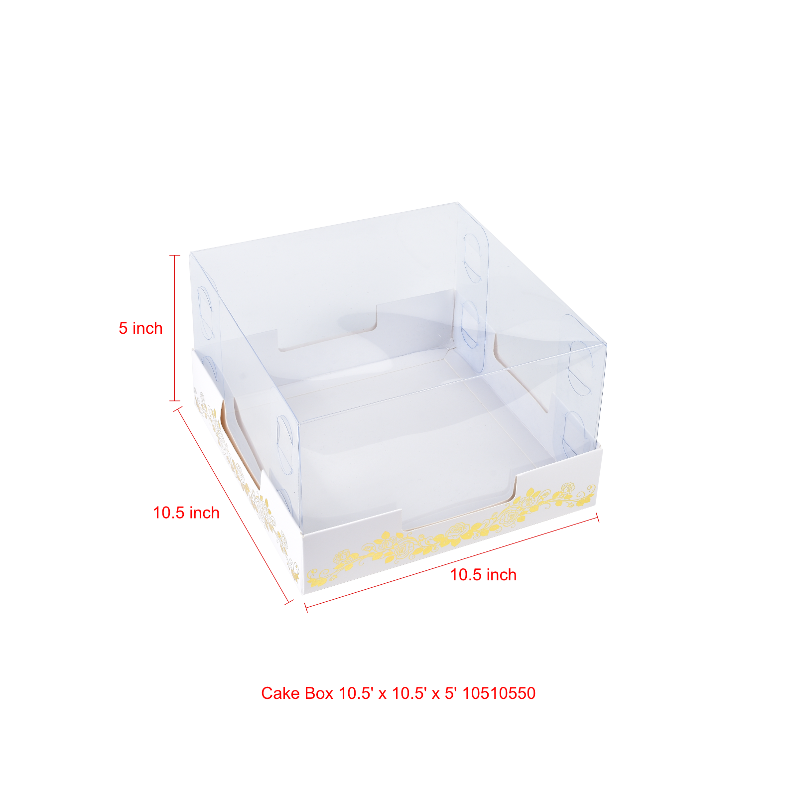 Cake Box 10.5' x 10.5' x 5' 10510550.png