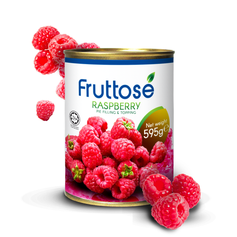 Fruttose Raspberry Pie Filling & Topping 595g