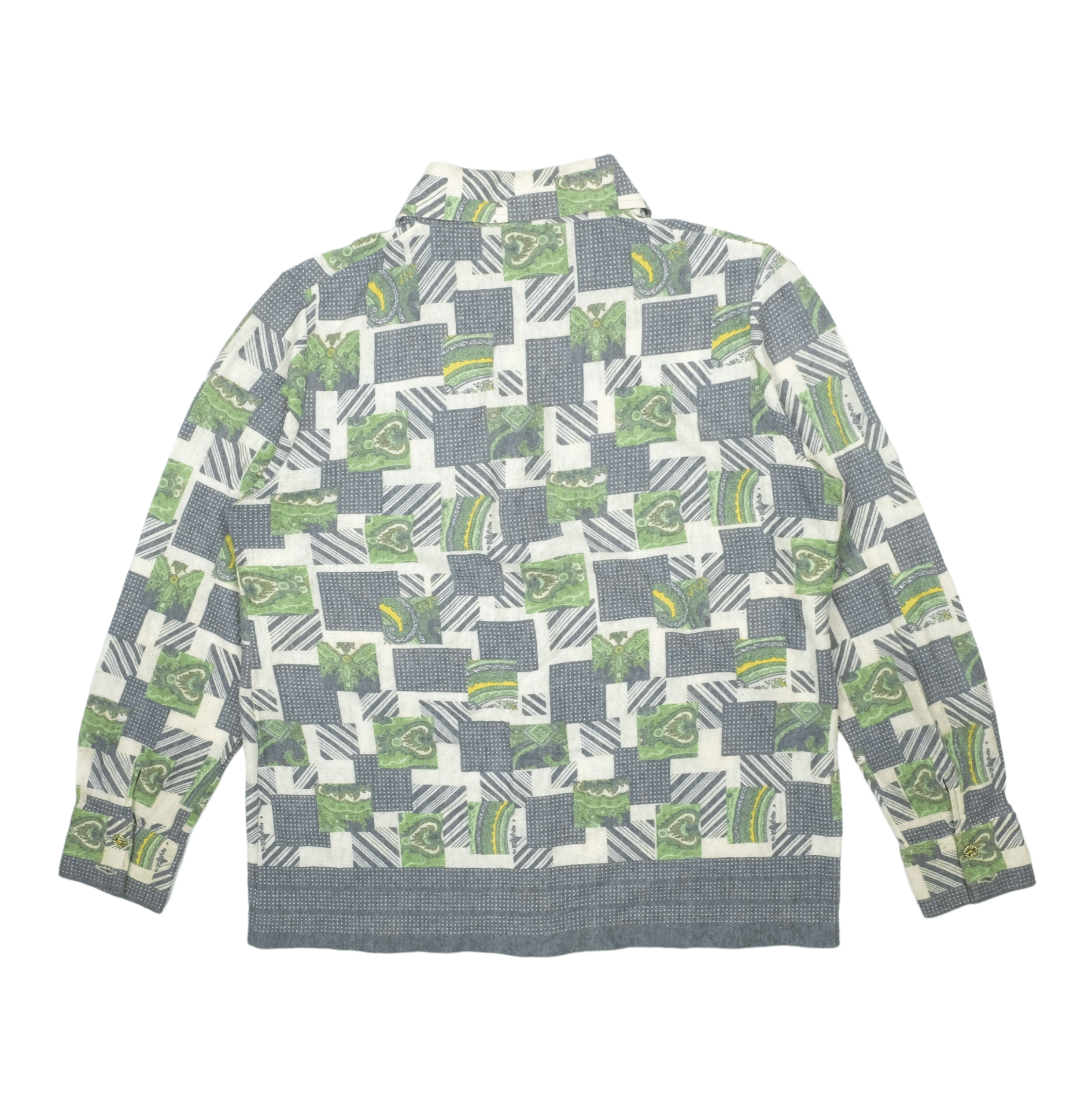 Abstract Paisley Check Shirt – FIFTH