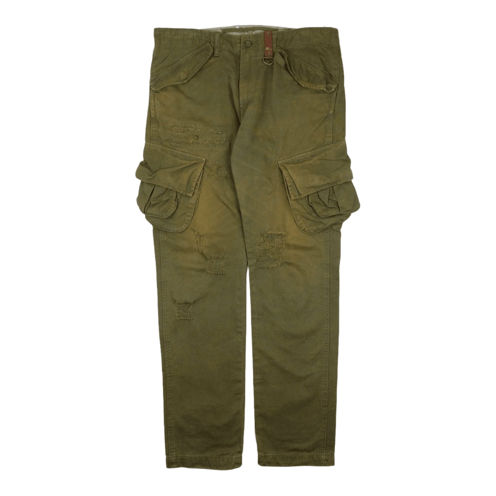 distressed cargo pants