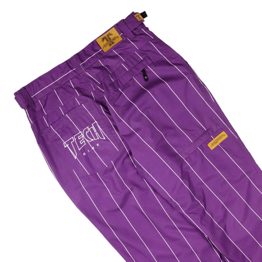 Tech Nine Purple Striped Ski Pants FIFTH