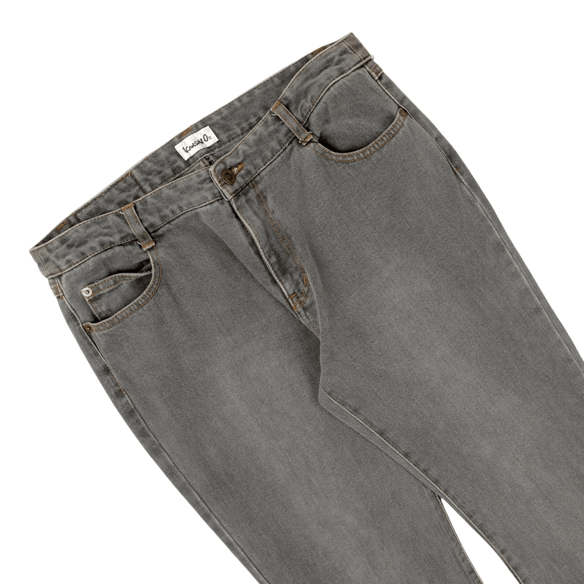 Kansai O2 Frayed Button Bottom Jeans FIFTH