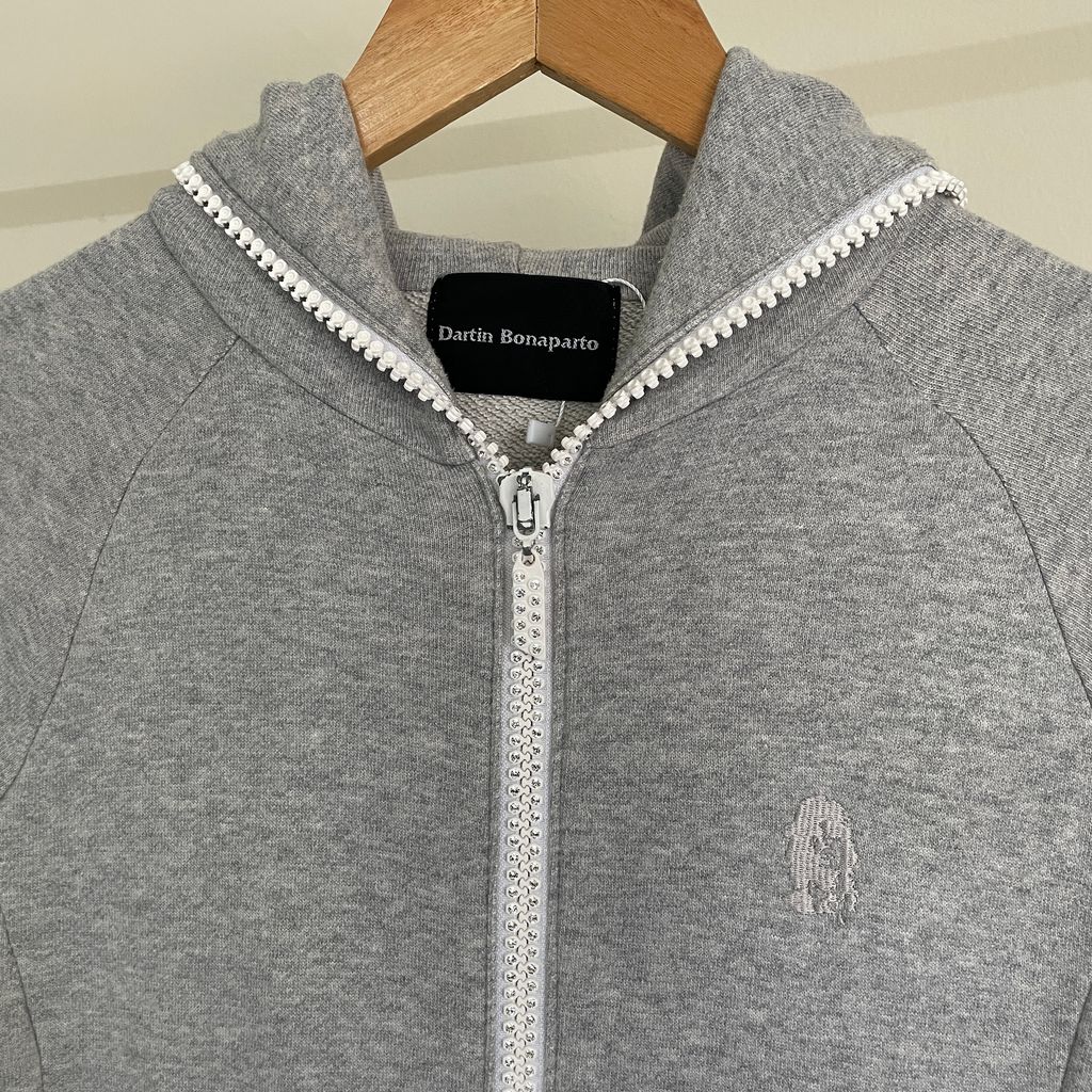 Dartin Bonaparto 'Jim Morrison' Sequin Full Zip Hoodie – FIFTH Dartin Bonaparto 'Jim Morrison' Sequin Full Zip Hoodie – FIFTH