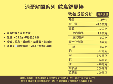 消憂解悶系列  鴕鳥舒憂棒