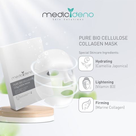 MedicDeno Pure Bio Cellulose Collagen Mask