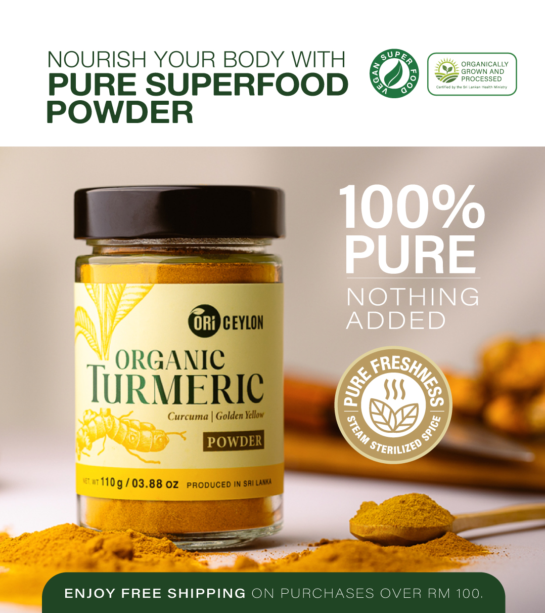 Unleash the Golden Goodness | ORiCEYLON