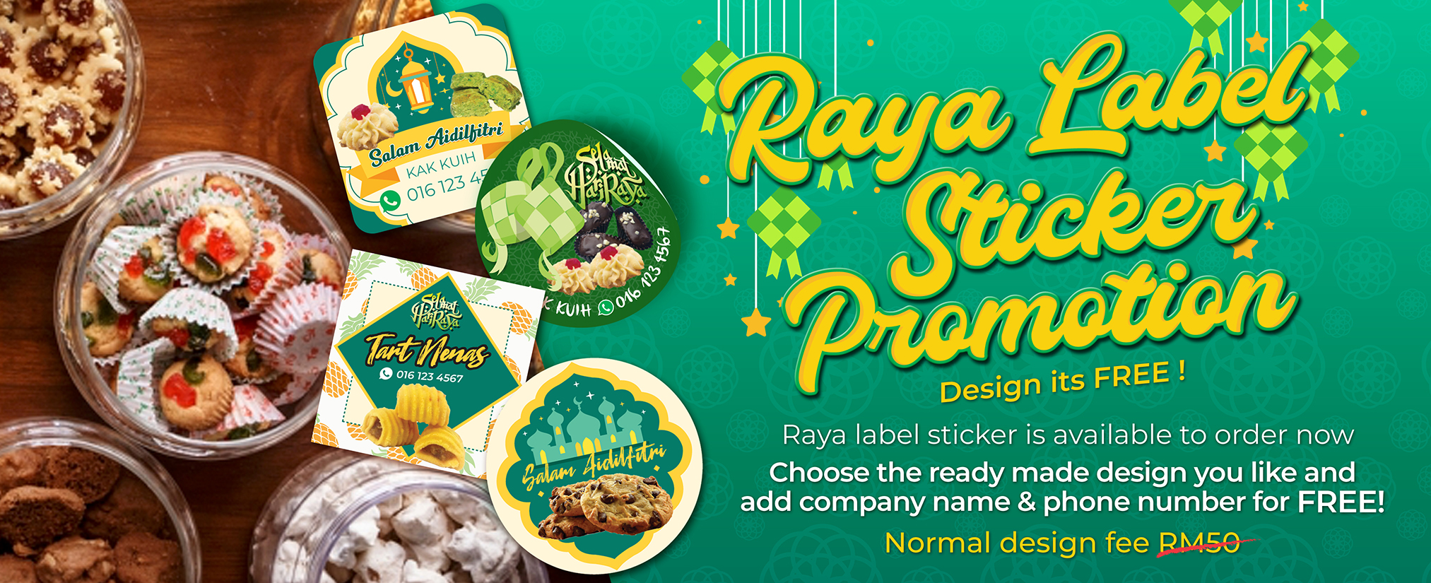 Raya Label Sticker