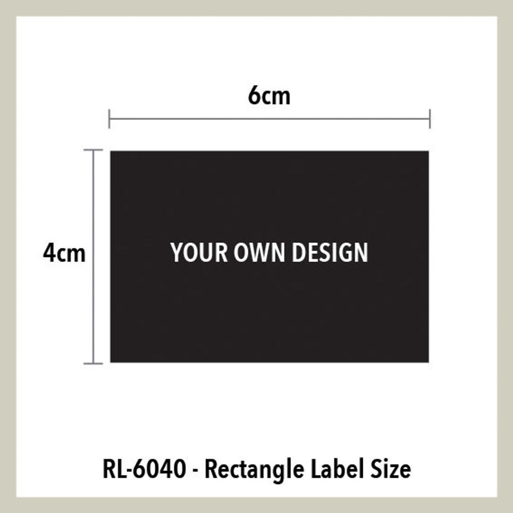RL-6040 | Rectangle Label 6cm x 4cm – genslabels.com