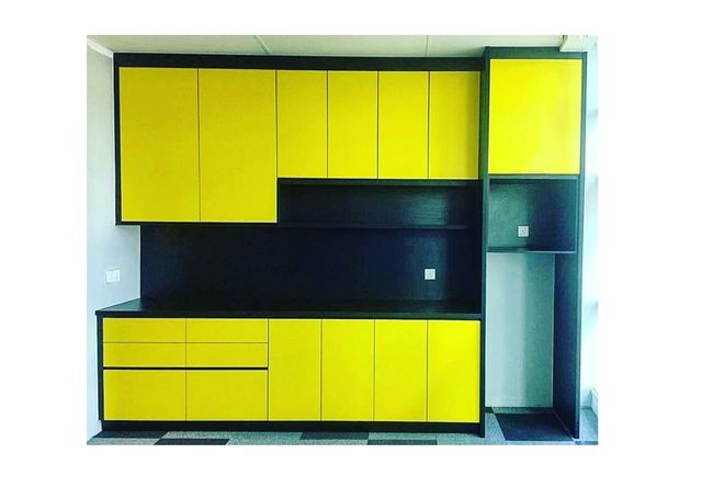 m.ideas.works | Have fun building cabinets with your loved one. - kitchen cabinet