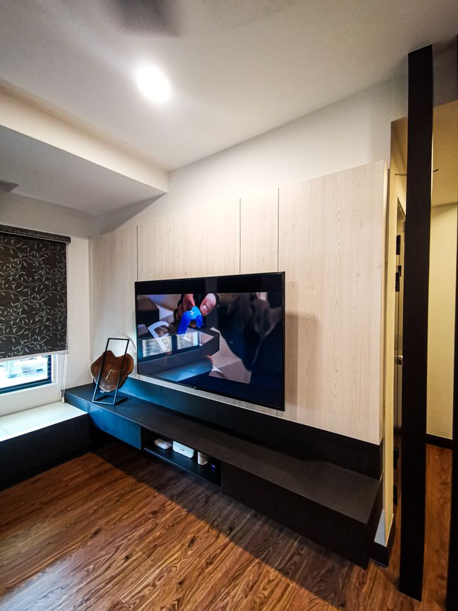 m.ideas.works | Have fun building cabinets with your loved one. - tv console / partition & pillars