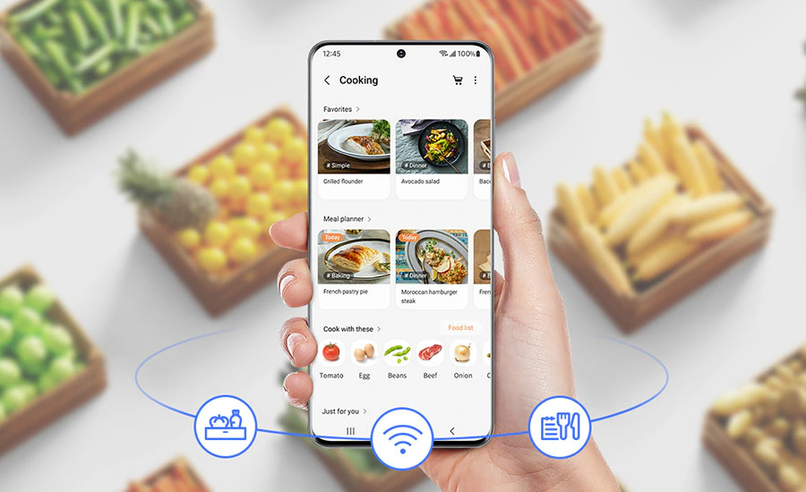 Description: You can see your favorite recipes and meal plan in SmartThings Cooking.