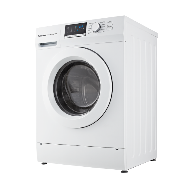 Description: Photo of 8 kg Front Load Washing Machine NA-128XB1WMY for Hygiene Care with Hot Water Wash