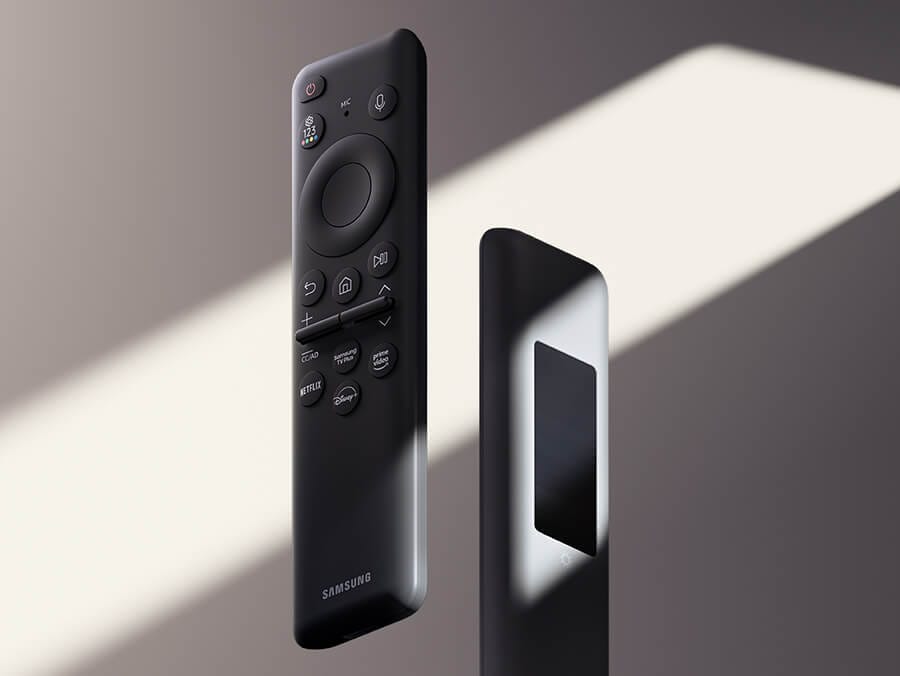 Remote controller charged with sunlight and indoor lighting