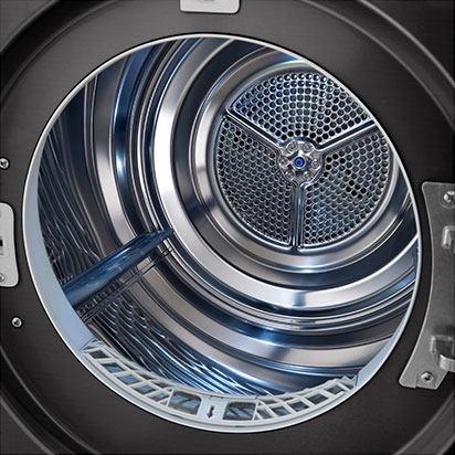 Stainless Steel Drum in dryer interior