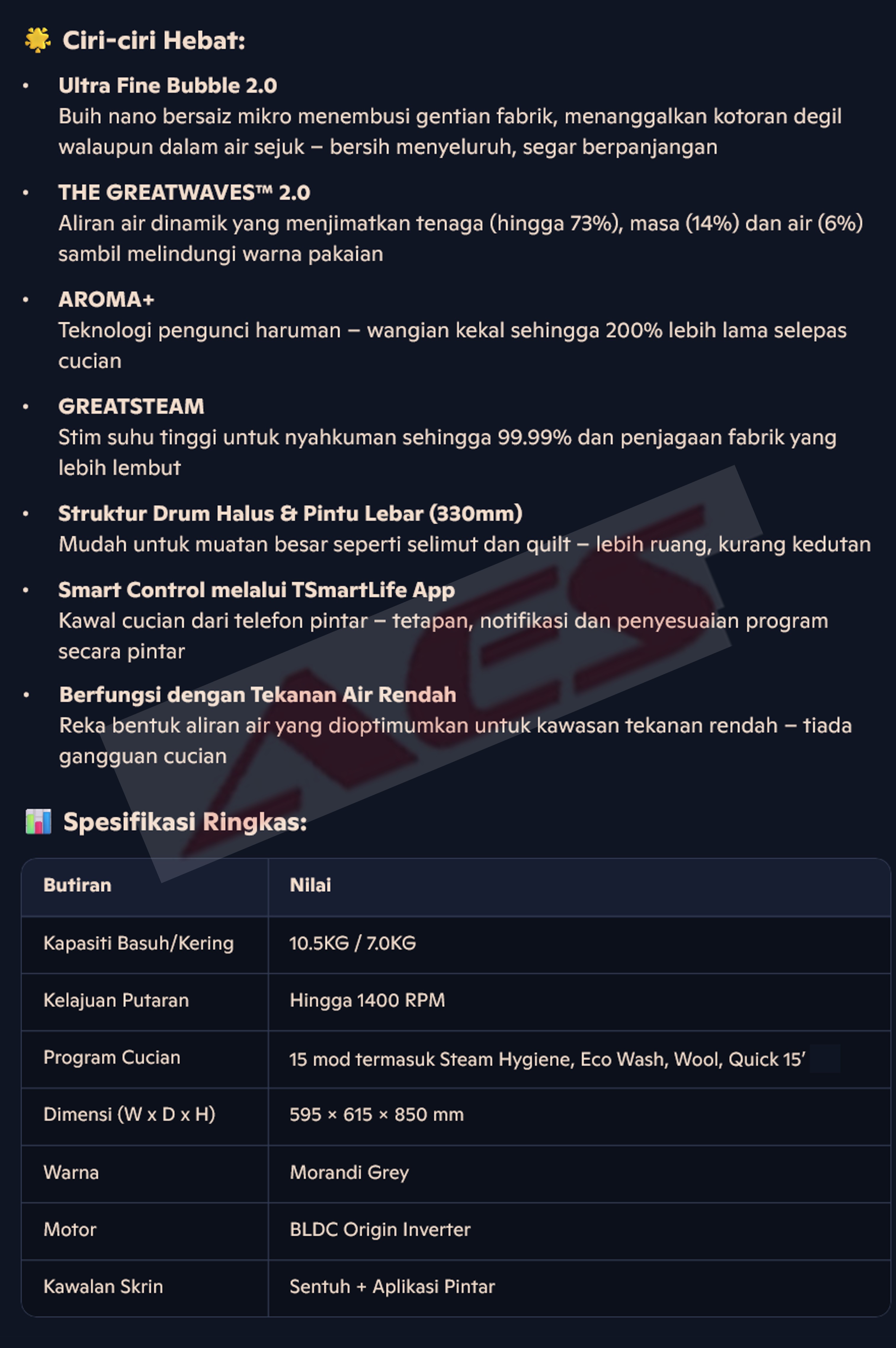 TWD-T21BU115UWM(MG) 15