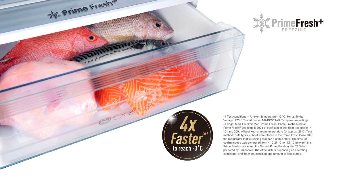 Faster Soft Freezing Keeps Food Fresh