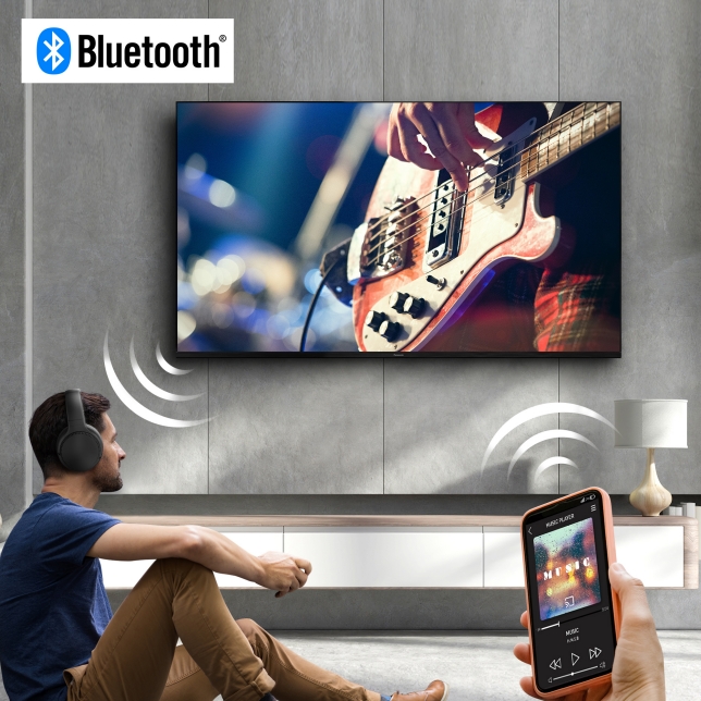 Description: More listening choices via easy connecting Bluetooth®