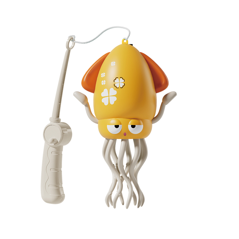 EA0464-002A 聲光趣味跳舞魷魚-黄-2(800)