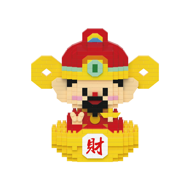 IG0485-025 有玩有保佑積木-財神(599片)-3(800)