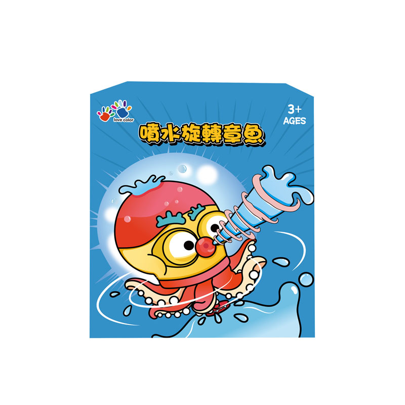 BT0460-005 噴水旋轉章魚(混色)-2(800)
